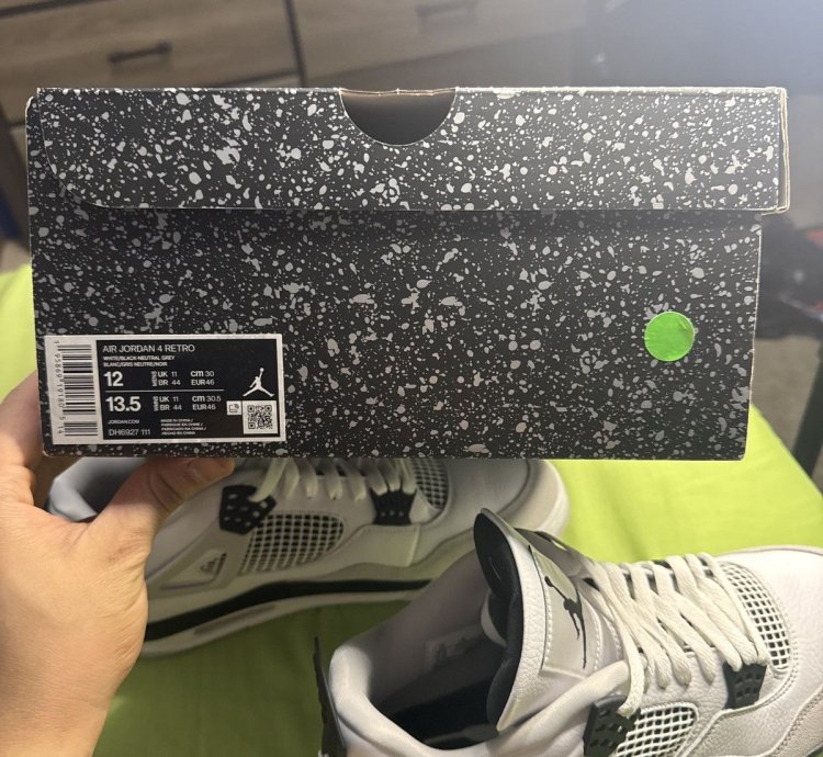Jordan 4 Military Black