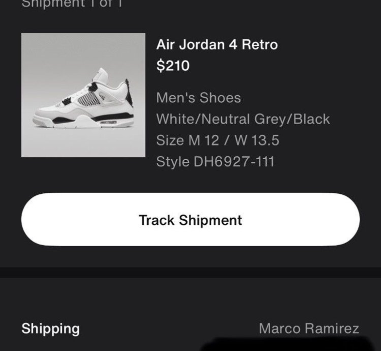 Jordan 4 Military Black
