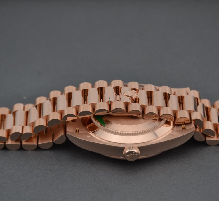 Rolex Day-date 40 Slate Ombr Dial Full Rose Gold 2024 New Release
