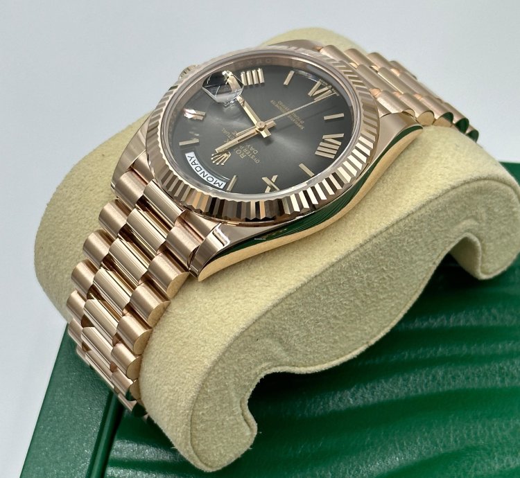Rolex Day-date 40 Slate Ombre Black Roman