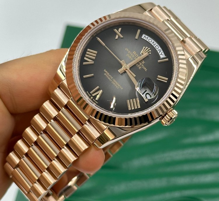 Rolex Day-date 40 Slate Ombre Black Roman