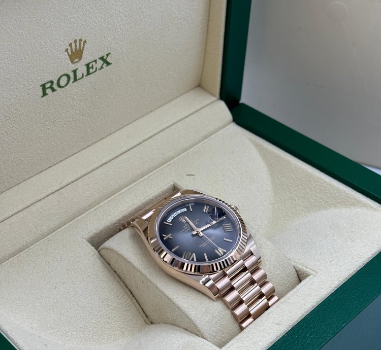 Rolex Day-date 40 Slate Ombre Black Roman