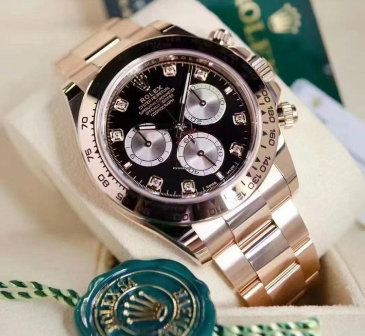 Rolex Daytona Or Rose Cadran Diamants New 2024
