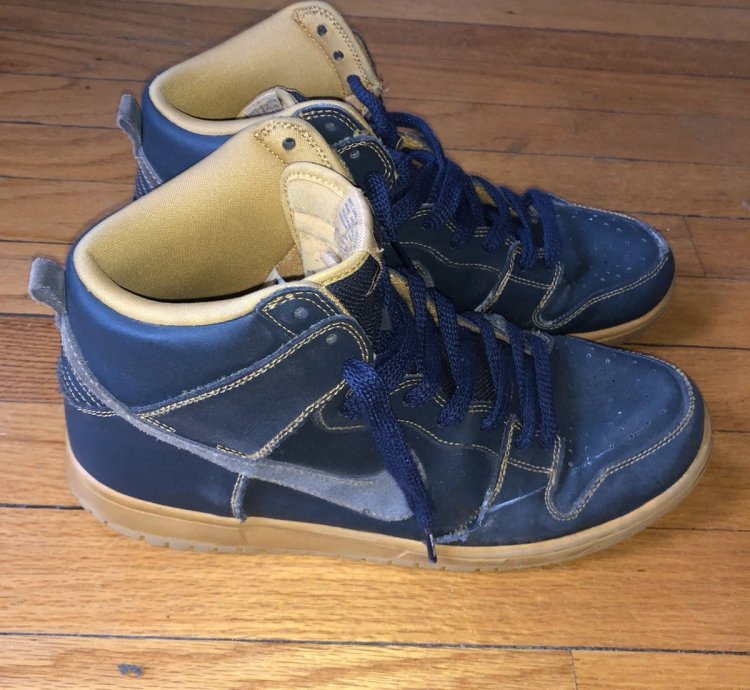 Nike Sb Dunk Anthracite Golden Straw