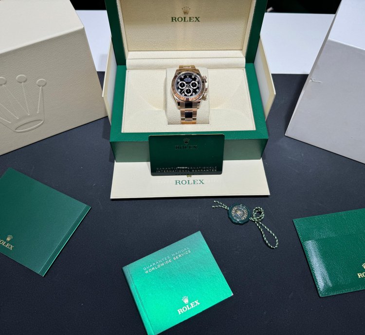 Rolex Daytona Oro Rosa Nuovo 2023 Quadrante In Diamanti Full Set Con Documenti Scatola Rolex
