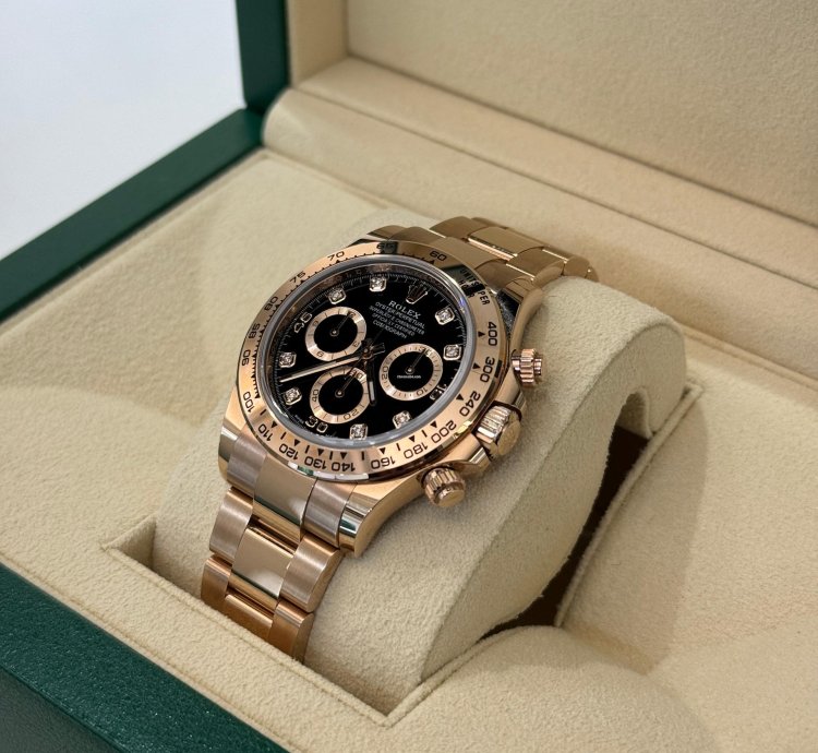 Rolex Daytona Oro Rosa Nuovo 2023 Quadrante In Diamanti Full Set Con Documenti Scatola Rolex