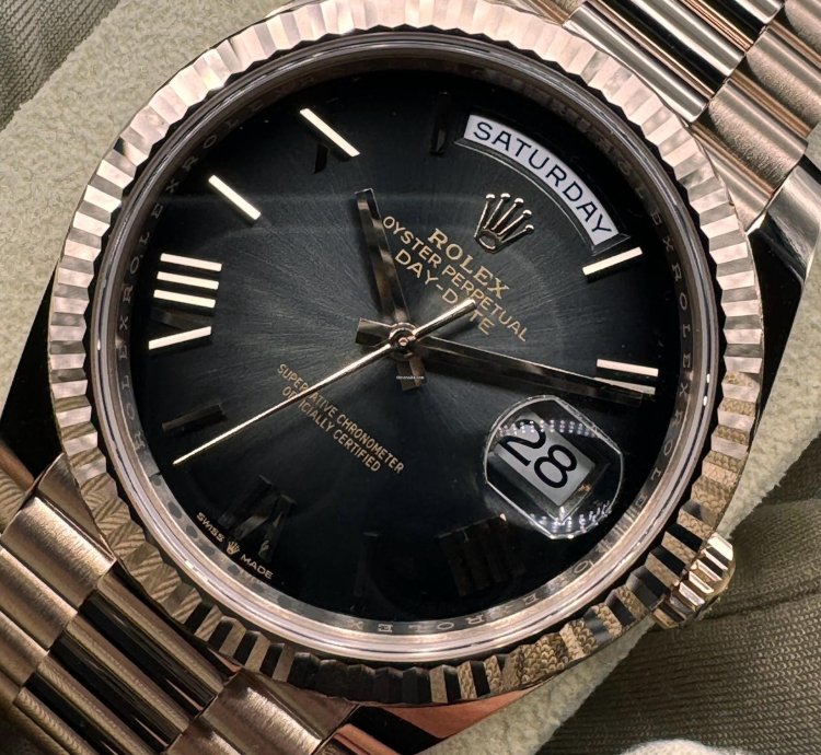 Rolex Day-date 40 Slate Ombre Roman Dial Unworn