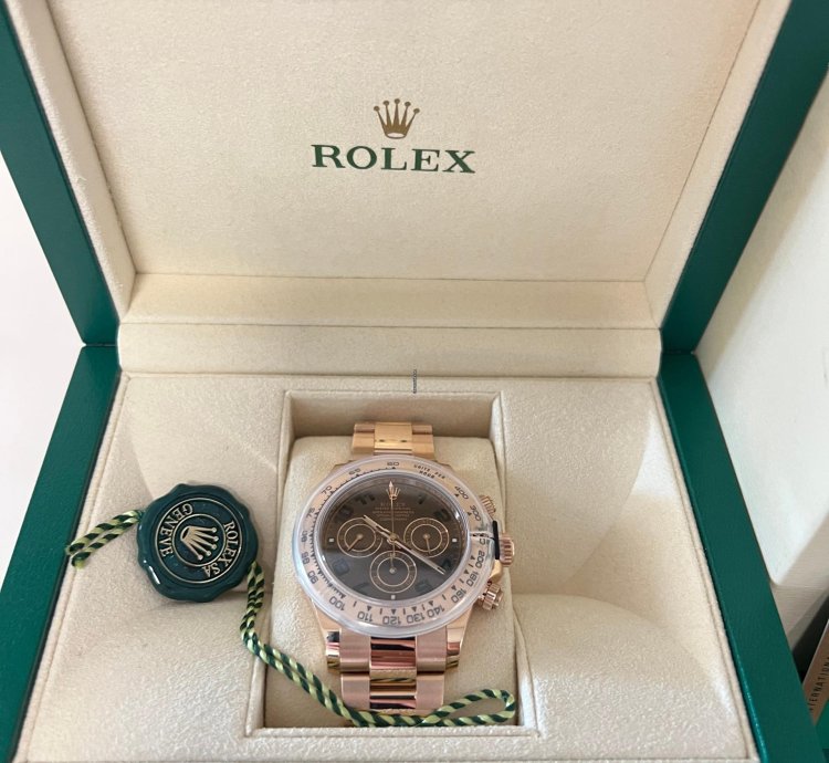 Rolex Daytona Oro Rosado Cuadrante Chocolate Arabe