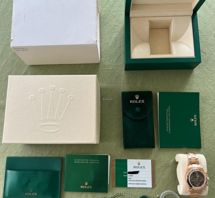Rolex Daytona Oro Rosado Cuadrante Chocolate Arabe