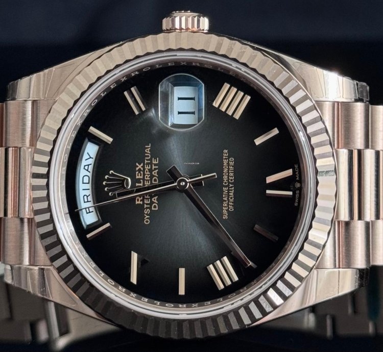 Rolex Day-date 40 Smoke Roman Dial