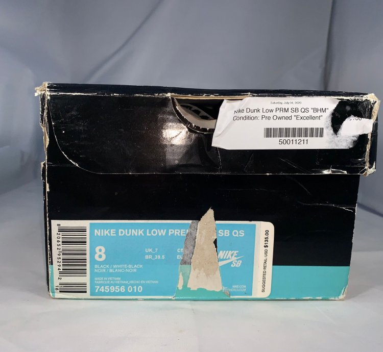 Nike Sb Dunk Bhm 2015 Size 8 Original Box