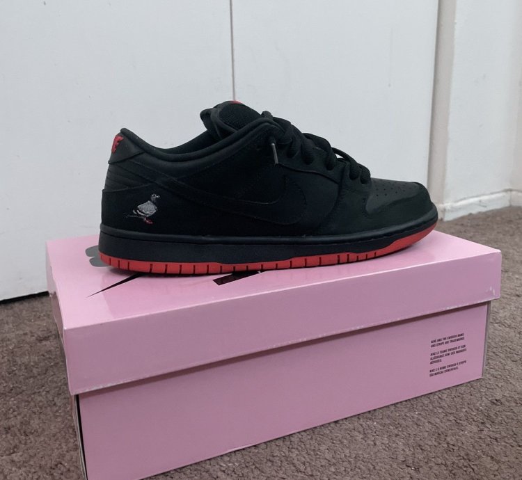 Nike Sb Dunk Black Pigeon Jeff Staple