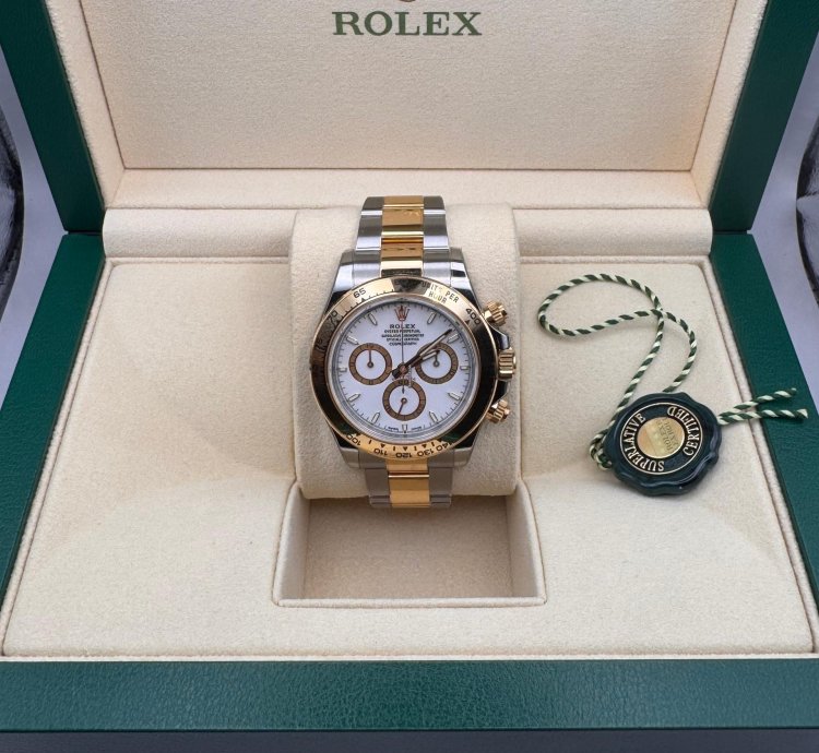 Rolex Daytona Ouystersteel And Yellow Gold White Dial 2024