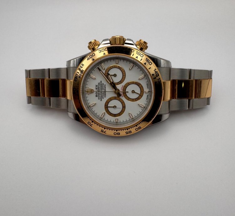 Rolex Daytona Ouystersteel And Yellow Gold White Dial 2024