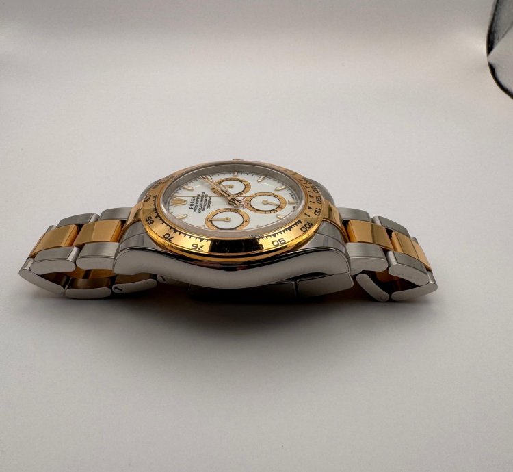 Rolex Daytona Ouystersteel And Yellow Gold White Dial 2024