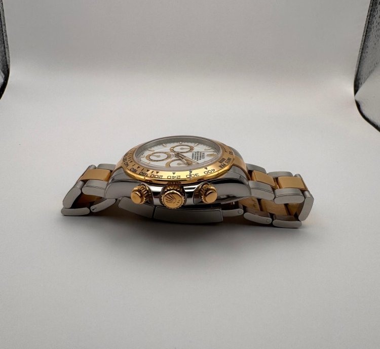 Rolex Daytona Ouystersteel And Yellow Gold White Dial 2024