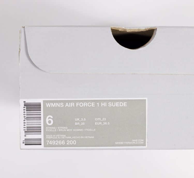 2015 Nike Air Force 1 High Suede String