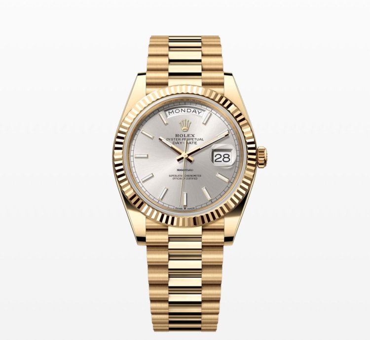 Rolex Day-date 40 Sundust Index Dial Unworn