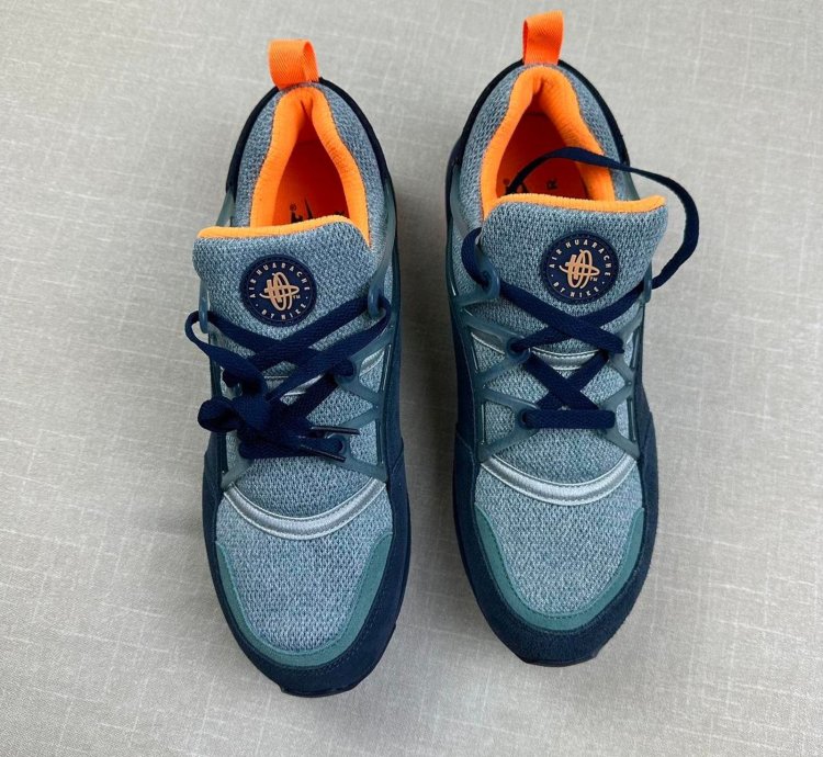 2015 Nike Air Huarache Light Navy Citrus Men 13