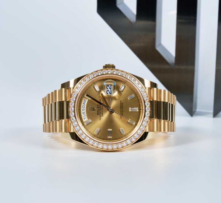 Rolex Day-date 40 Under Retail New 2022 Rolex Day-date 40 Yellow Gold