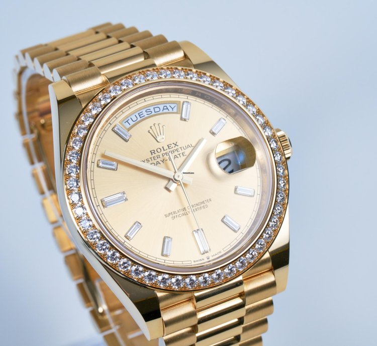 Rolex Day-date 40 Under Retail New 2022 Rolex Day-date 40 Yellow Gold