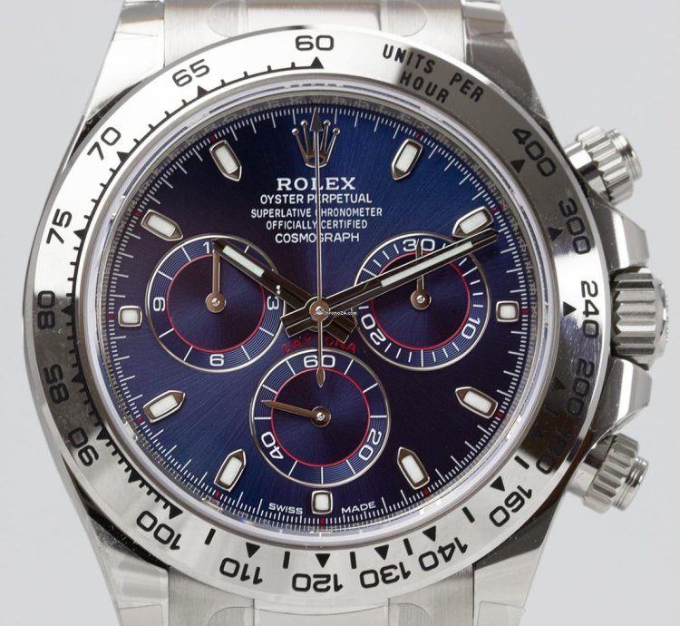 Rolex Daytona Oyster Perpetual Cosmograph Daytona 18kt White Gold 116509