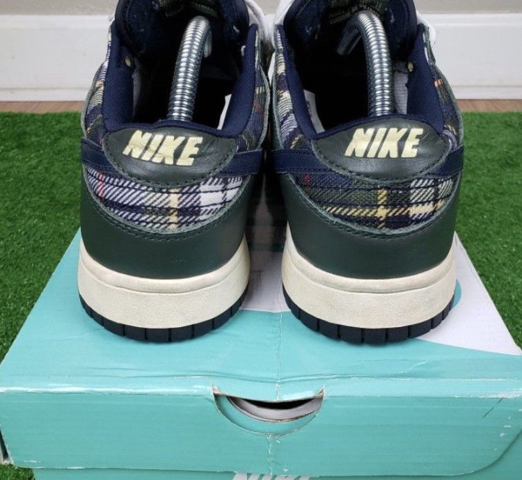 Nike Sb Dunk Employee Store Sample Obsidian Plaid