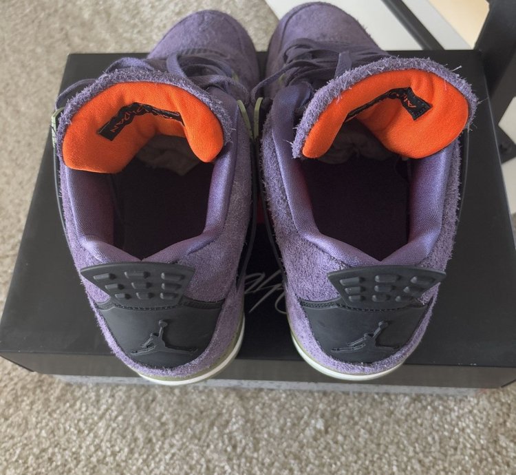 Jordan 4 Retro Canyon Purple