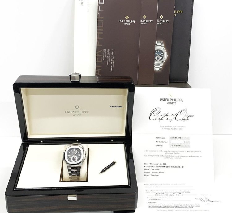 Patek Philippe Nautilus Stainless Steel Black Dial 5980 1a-014
