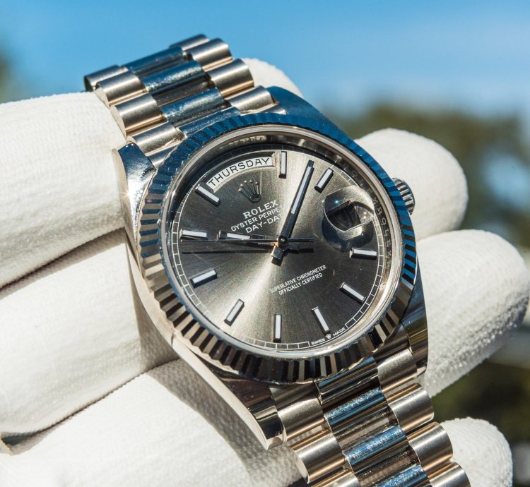 Rolex Day-date 40 Unworn 2022 Day-date 40 Slate Grey Dial 228239
