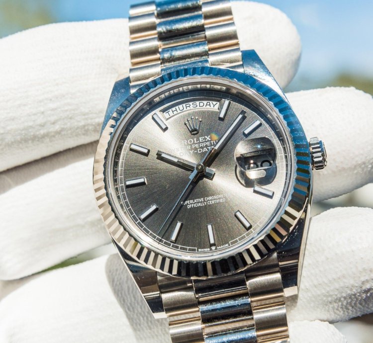 Rolex Day-date 40 Unworn 2022 Day-date 40 Slate Grey Dial 228239