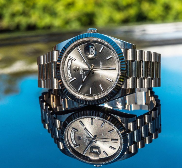 Rolex Day-date 40 Unworn 2022 Day-date 40 Slate Grey Dial 228239