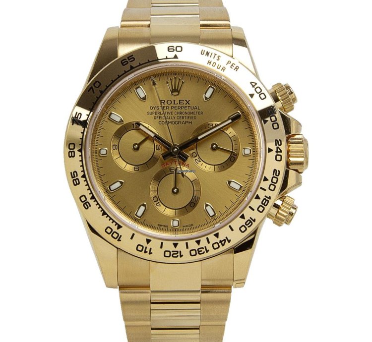Rolex Daytona Oyster Perpetual Cosmograph Daytona 18kt Yellow Gold 116508