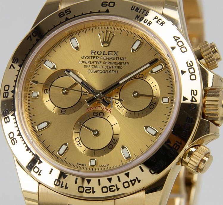 Rolex Daytona Oyster Perpetual Cosmograph Daytona 18kt Yellow Gold 116508