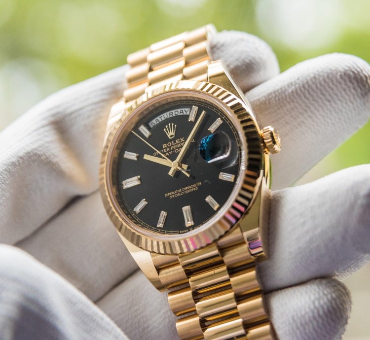 Rolex Day-date 40 Unworn 2022 Day-date 40mm Baguette 228238