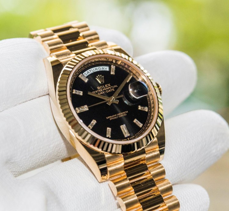 Rolex Day-date 40 Unworn 2022 Day-date 40mm Baguette 228238