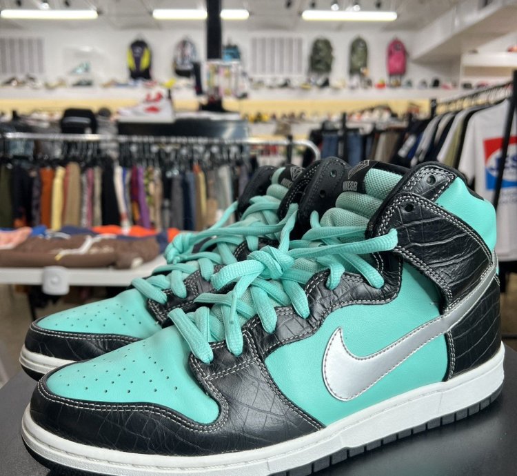 Nike Sb Dunk Hi Diamond Supply Co Sz 13 2014