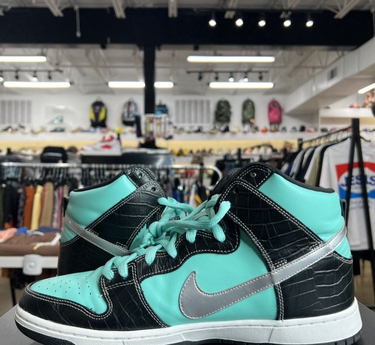 Nike Sb Dunk Hi Diamond Supply Co Sz 13 2014