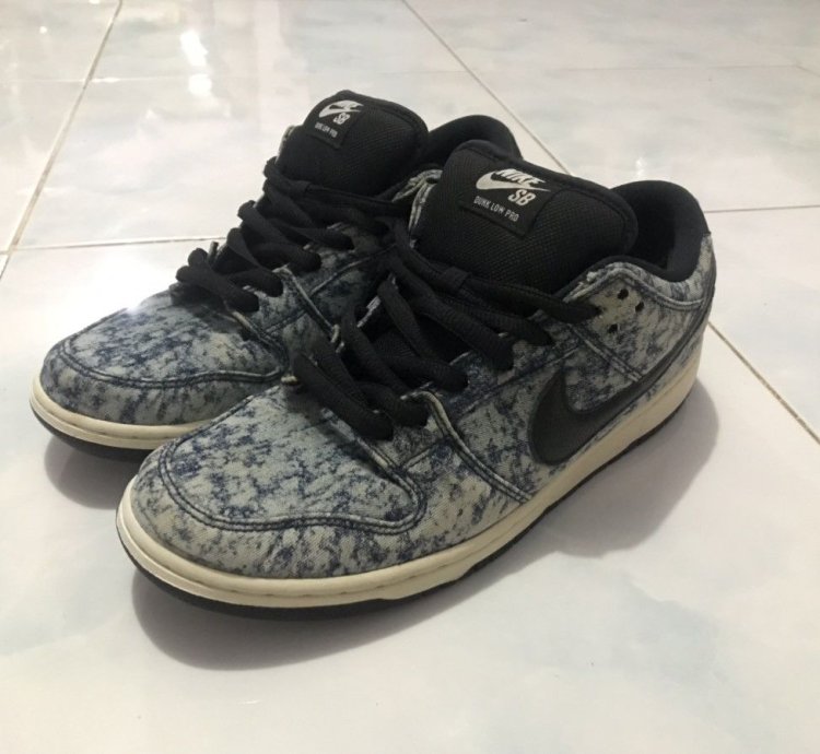 2015 Nike Sb Dunk Low Bleached Denim