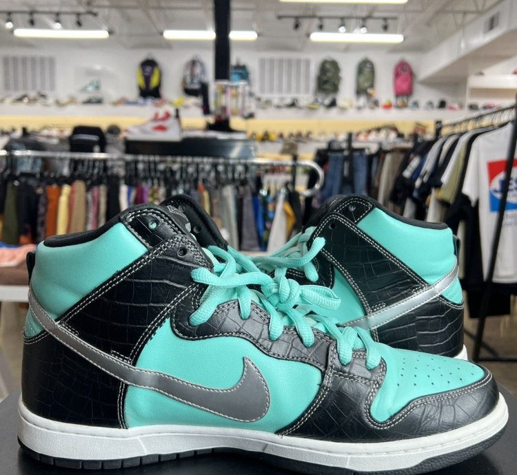 Nike Sb Dunk Hi Diamond Supply Co Sz 13 2014
