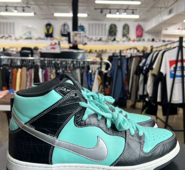 Nike Sb Dunk Hi Diamond Supply Co Sz 13 2014