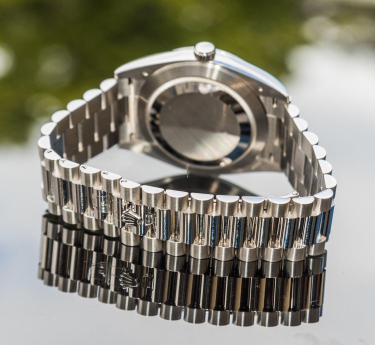 Rolex Day-date 40 Unworn 2022 Day-date 40mm Platinum Blue Ice Dial 228206