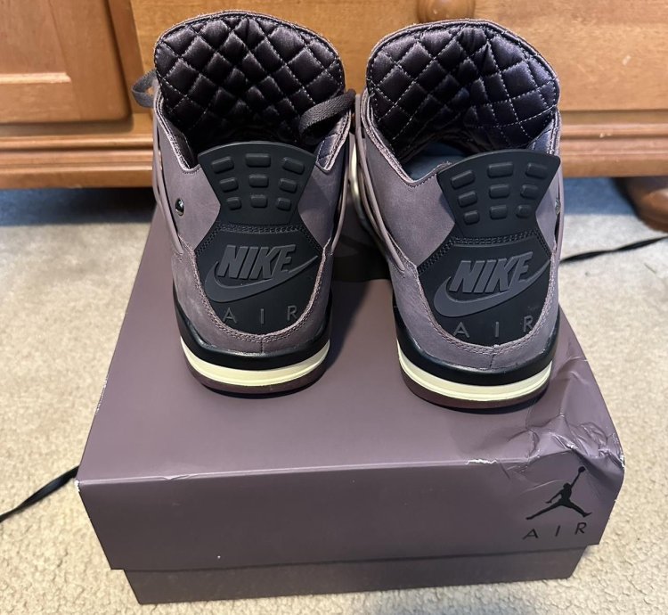 Jordan 4 Retro Ma Man Ere Shoes Violet Ore Size 11 5