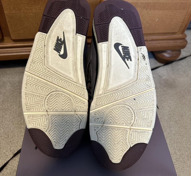 Jordan 4 Retro Ma Man Ere Shoes Violet Ore Size 11 5