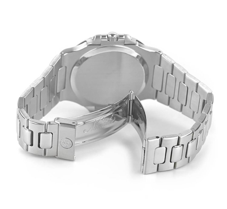 Patek Philippe Nautilus Stainless Steel Date Blue 39 0mm 3700 1a