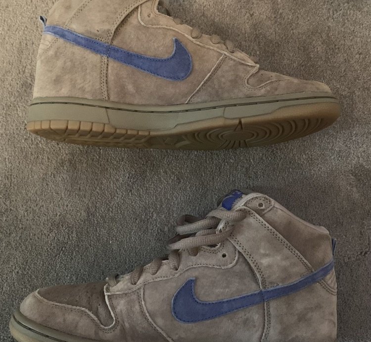 Nike Sb Dunk Hi Iron 2003 Sz 10