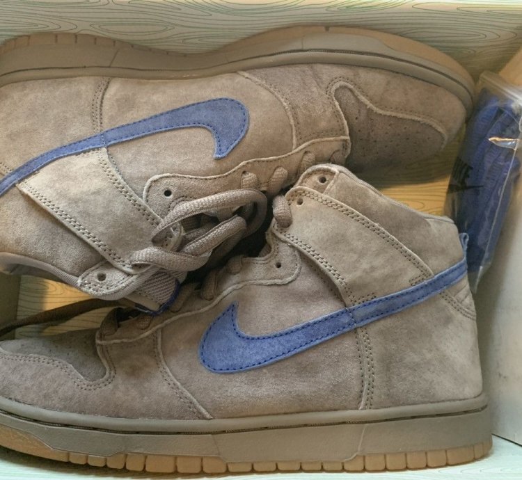 Nike Sb Dunk Hi Iron 2003 Sz 10