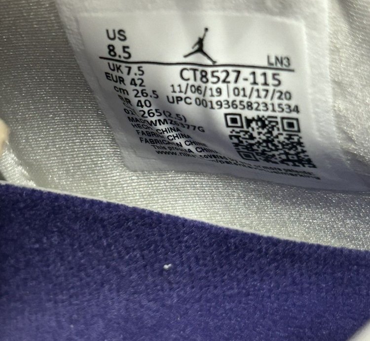 Jordan 4 Retro Metallic Purple