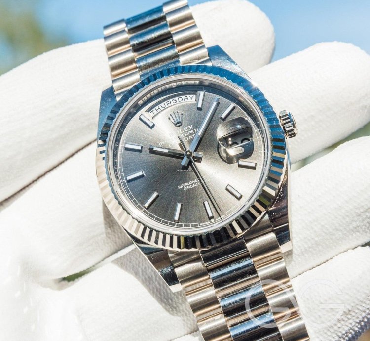 Rolex Day-date 40 Unworn 2023 Day-date 40 Slate Grey Dial 228239