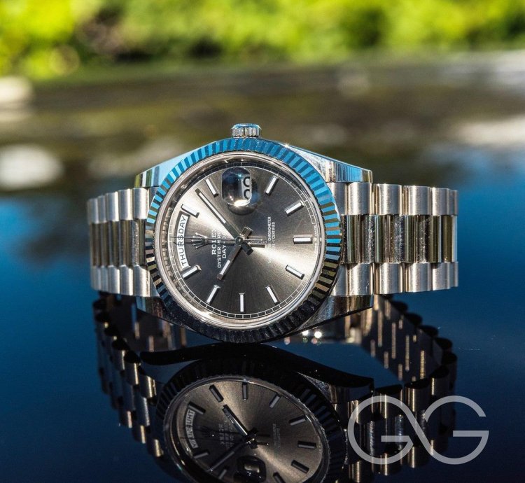 Rolex Day-date 40 Unworn 2023 Day-date 40 Slate Grey Dial 228239